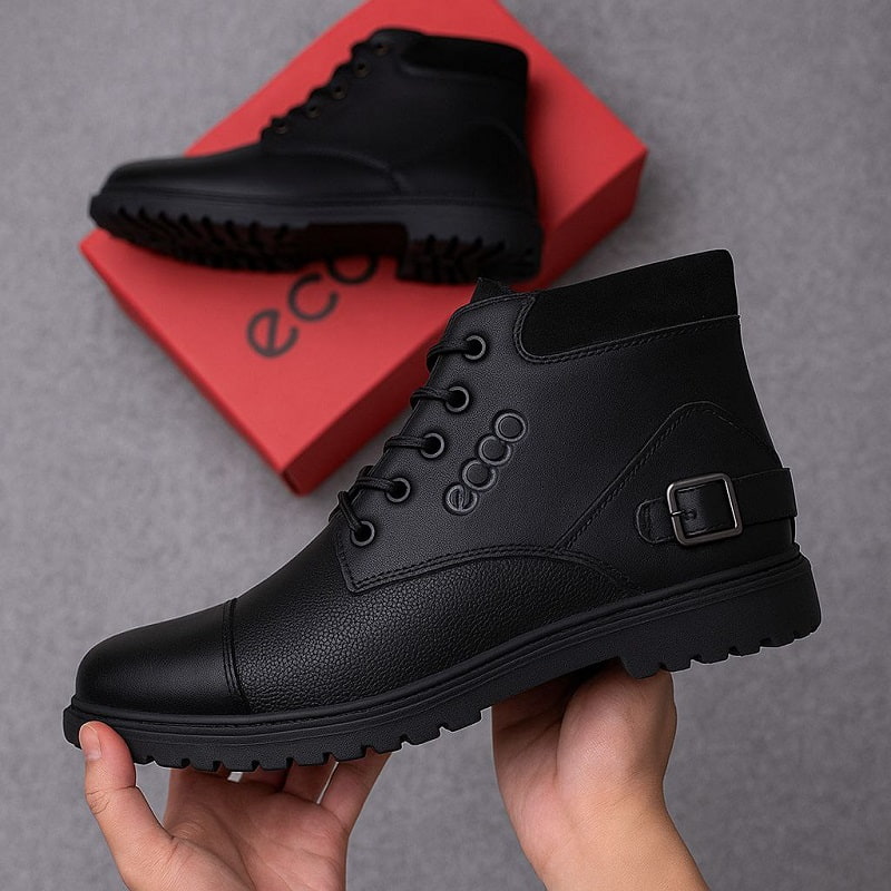 نیم بوت مردانه مشکی مدل Farnod