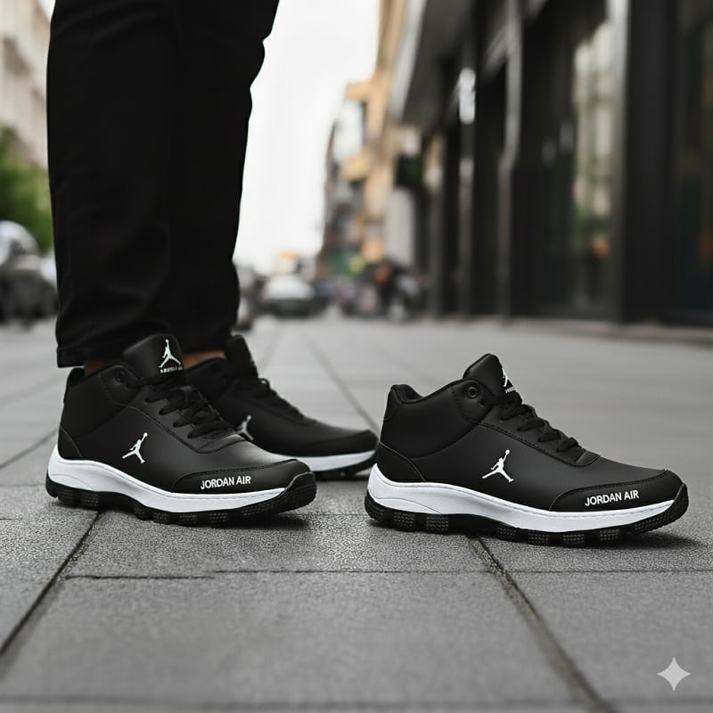 کفش اسپرت مردانه جردن مشکی مدل Avin